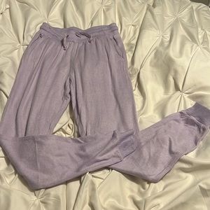 Lavender knit jogger